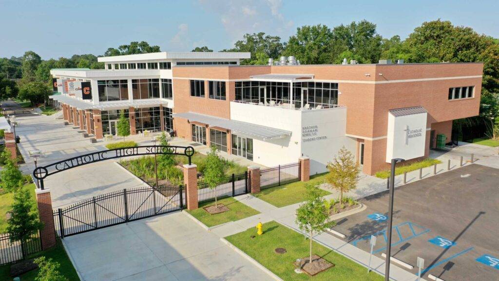 Catholic High School Brother Donnan Berry Student Center Ritter Maher Architects Baton Rouge